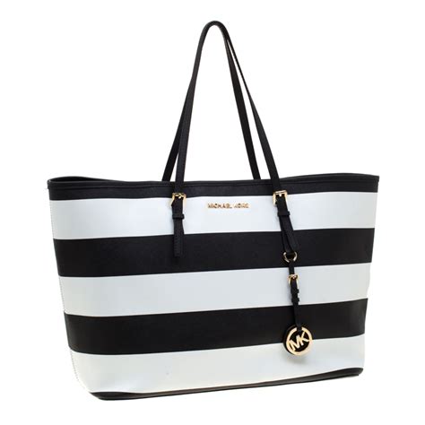 michael michael kors black white striped qf75fvx7pa top|Black and white michael kors + FREE SHIPPING .